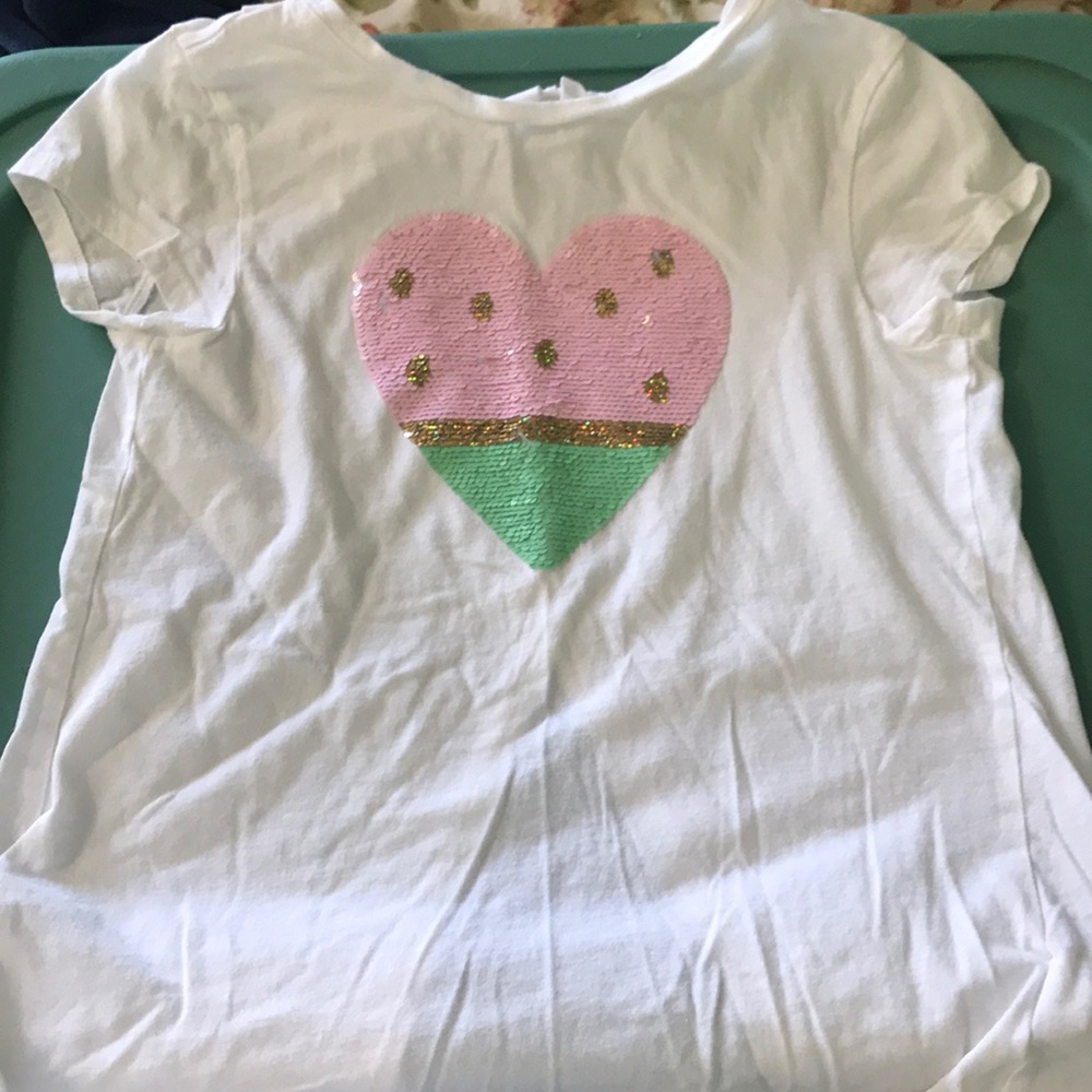 💥5 for $25💥 Reversible sequin Gap shirt